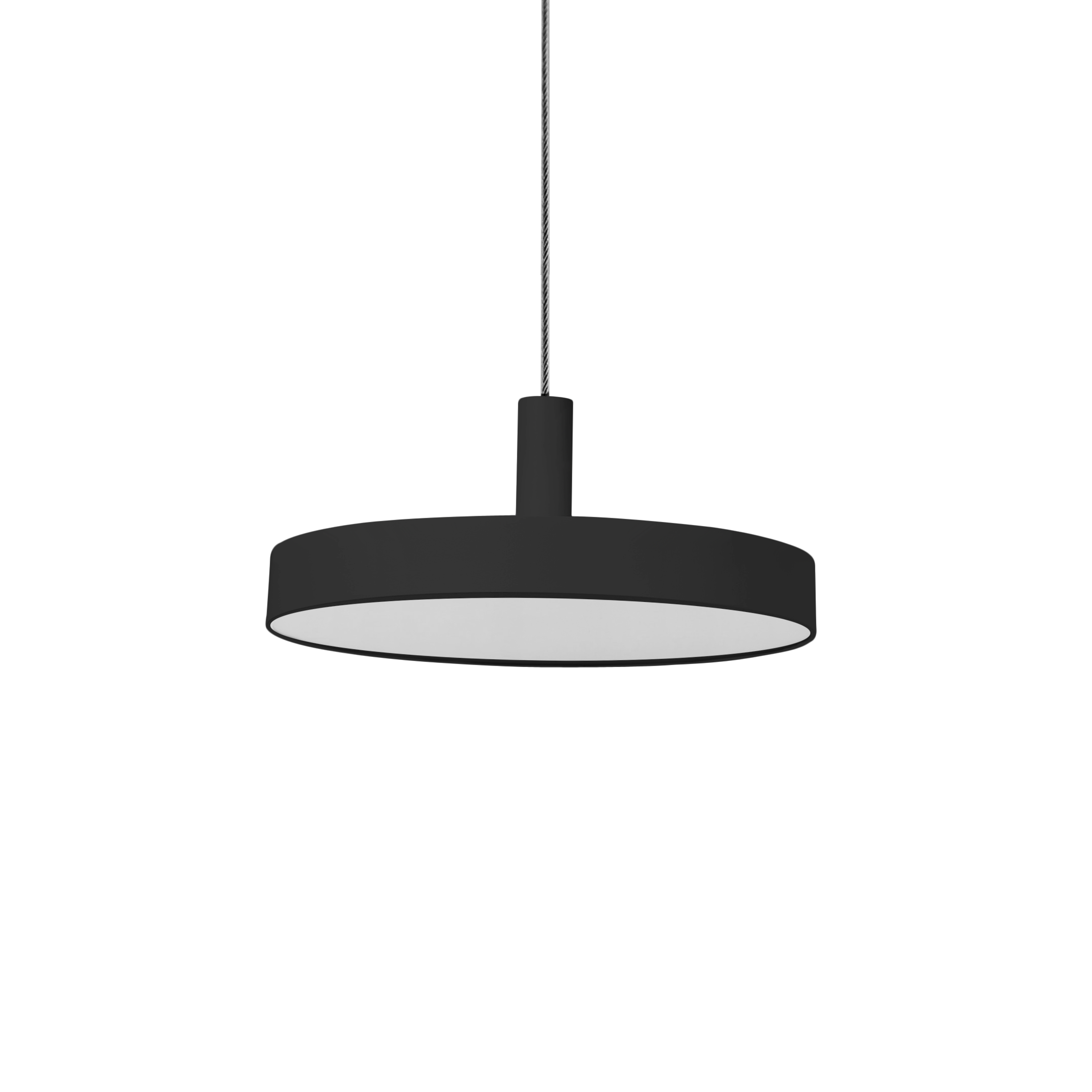 Abaco M Flex Suspended Pendant Textured Black