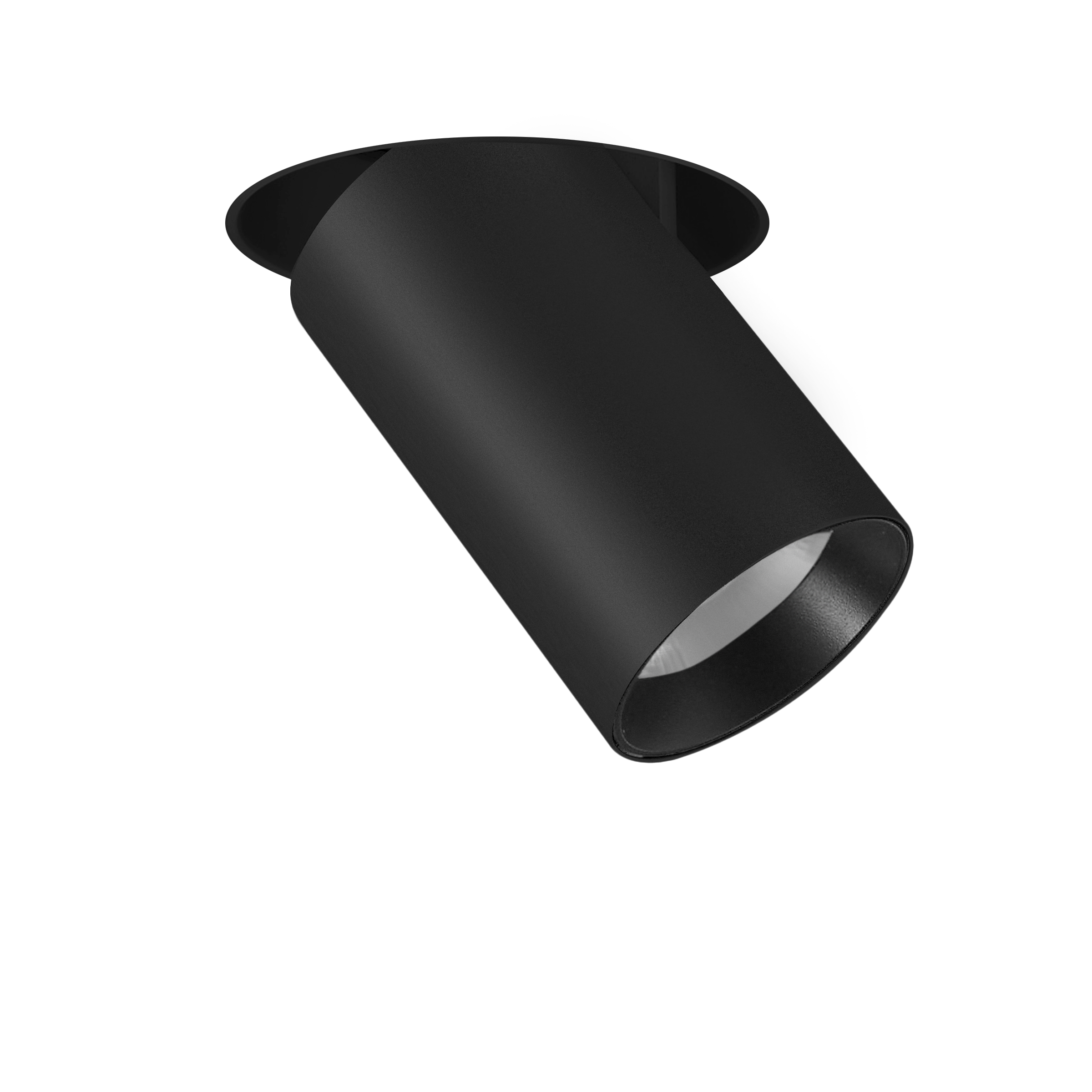 Andro S Trimless Adjustable Recessed Downlight Textured Black