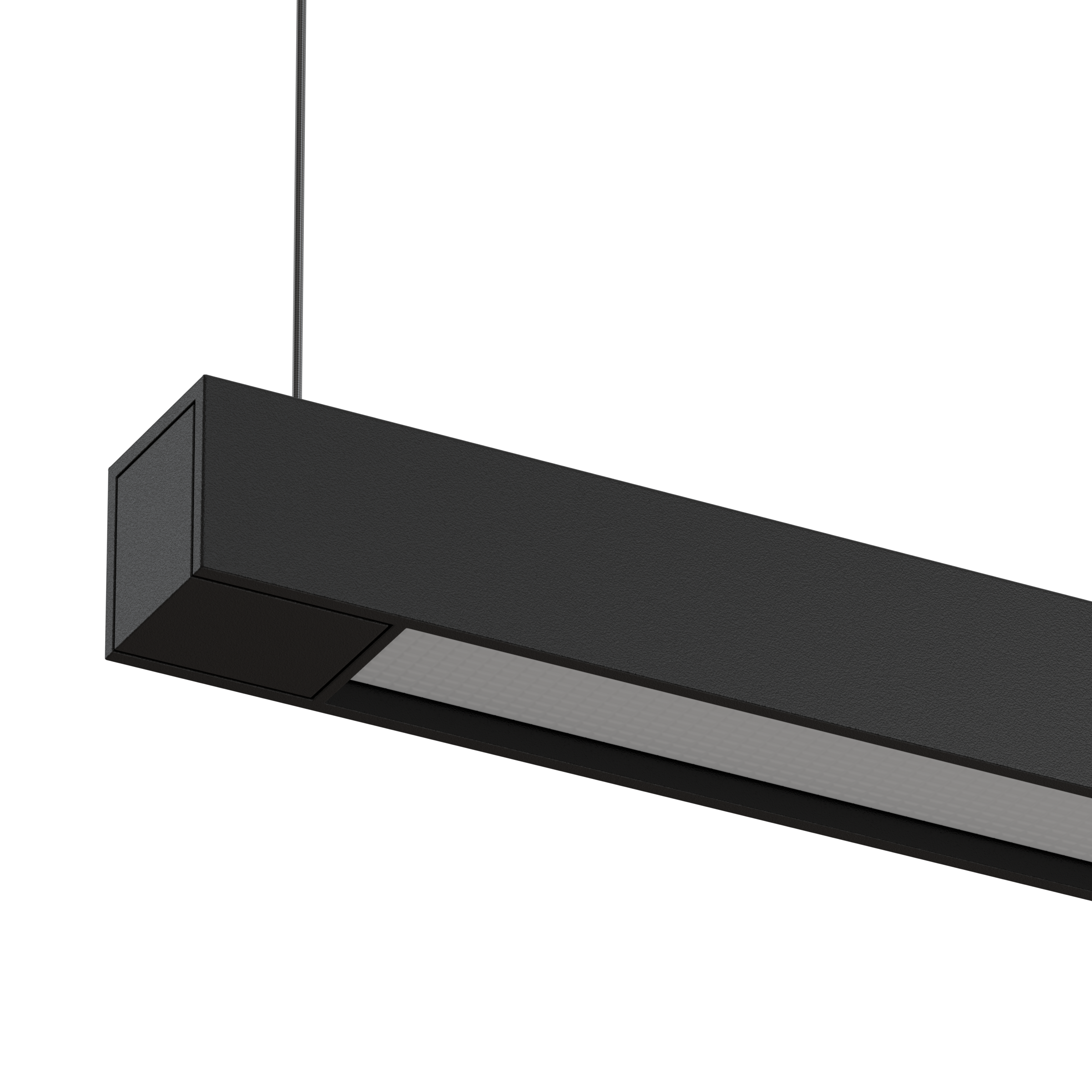 Concerto Flex Suspended Linear Textured Black Opal