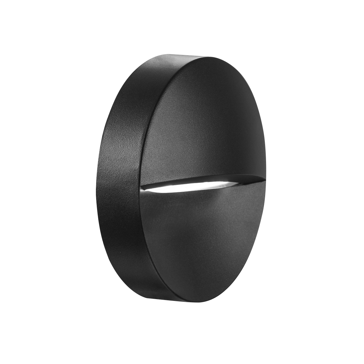 Downunder Out Round Wall Light Fixed Surface Mounted Anthracite