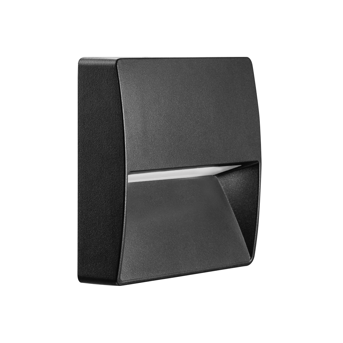 Downunder Out Square Wall Light Fixed Surface Mounted Anthracite