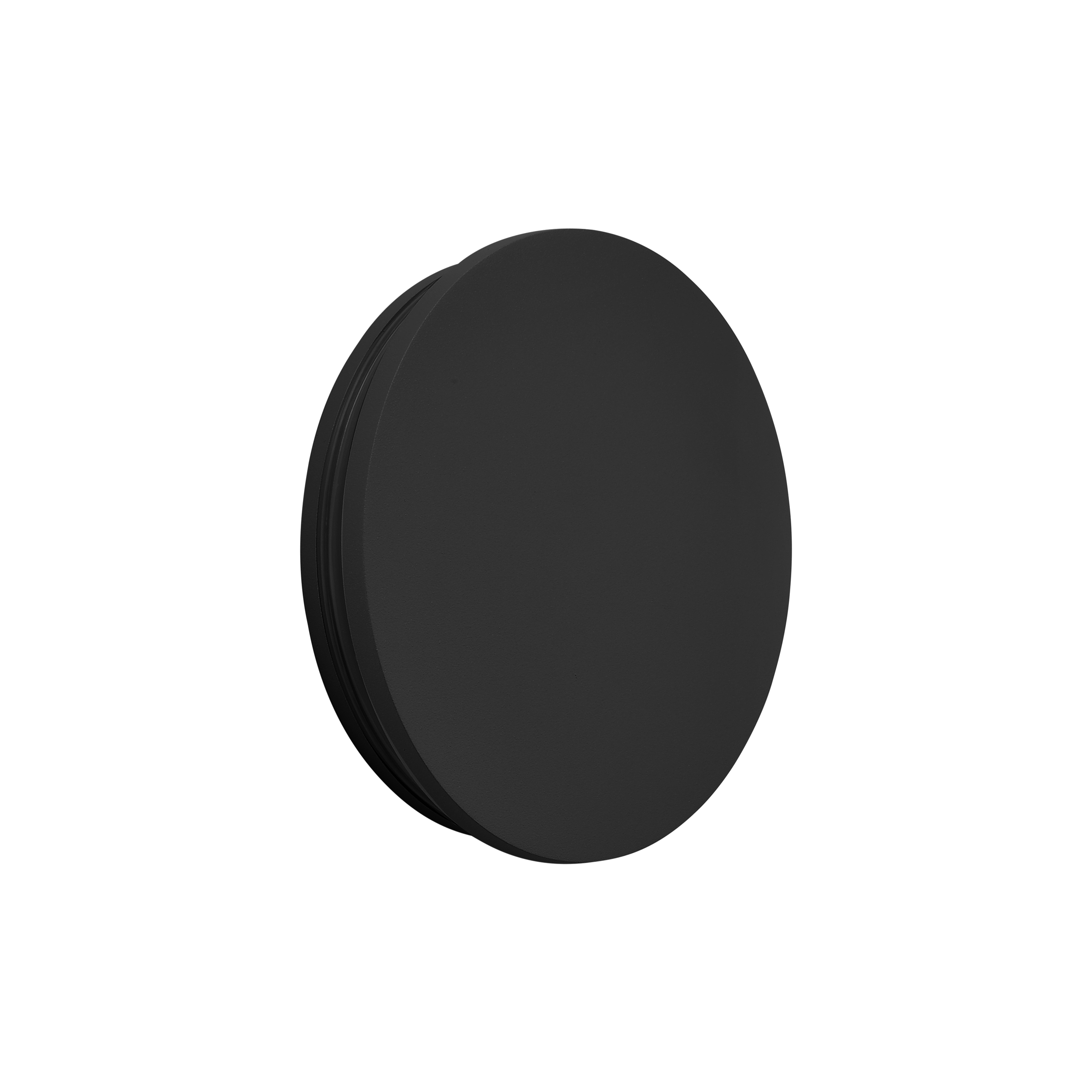 Eclipse Round S Fixed Surface Mounted Wall Light Matt Black