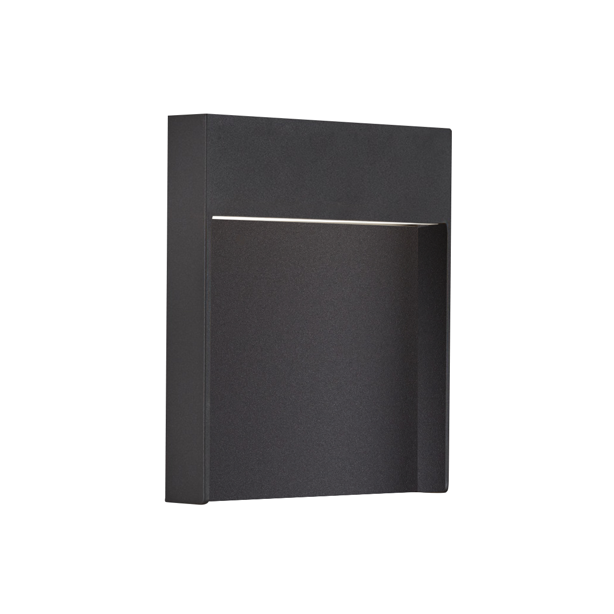 Flat Wall Light Fixed Surface Mounted Anthracite