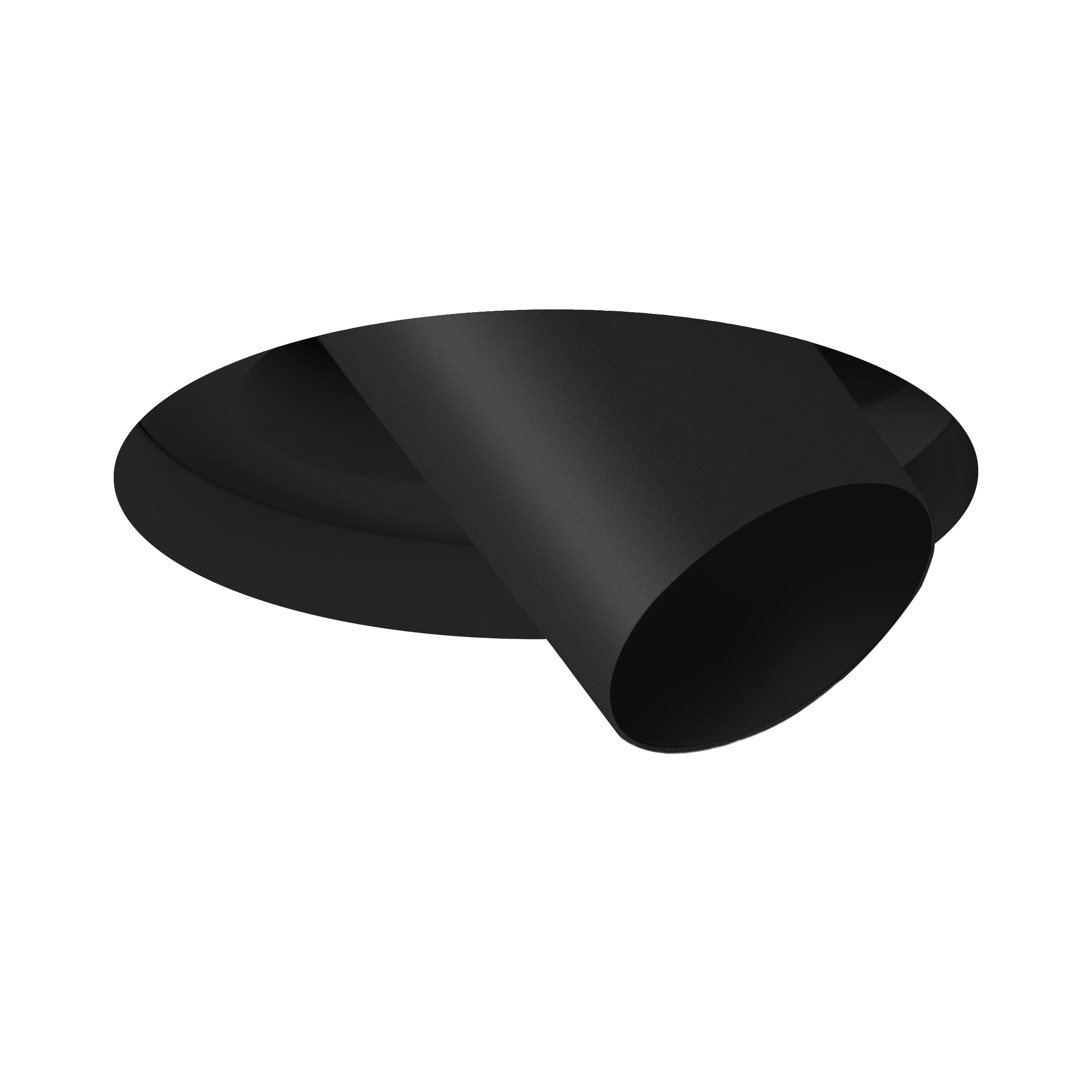 Flow XS Trimless Adjustable Recessed Downlight Textured Black