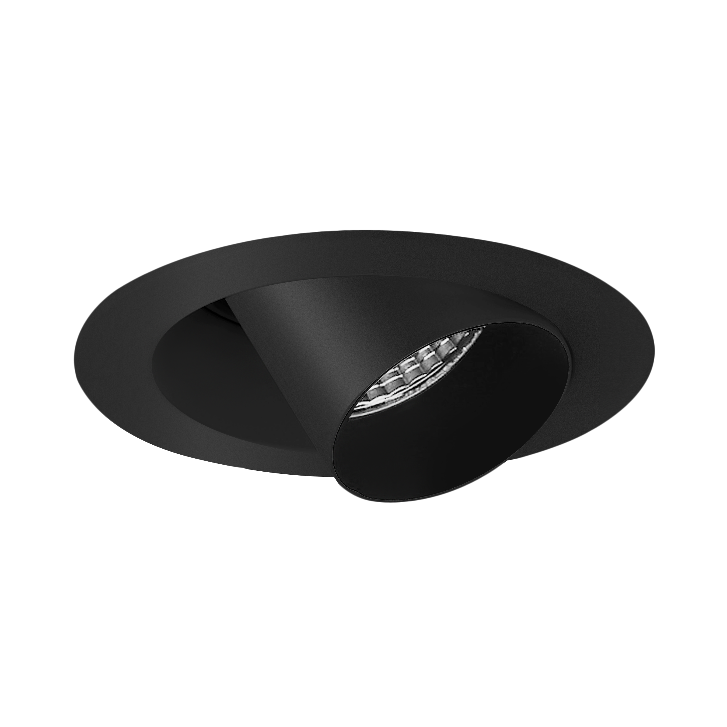 Flux XS Round Adjustable Recessed Downlight Textured Black