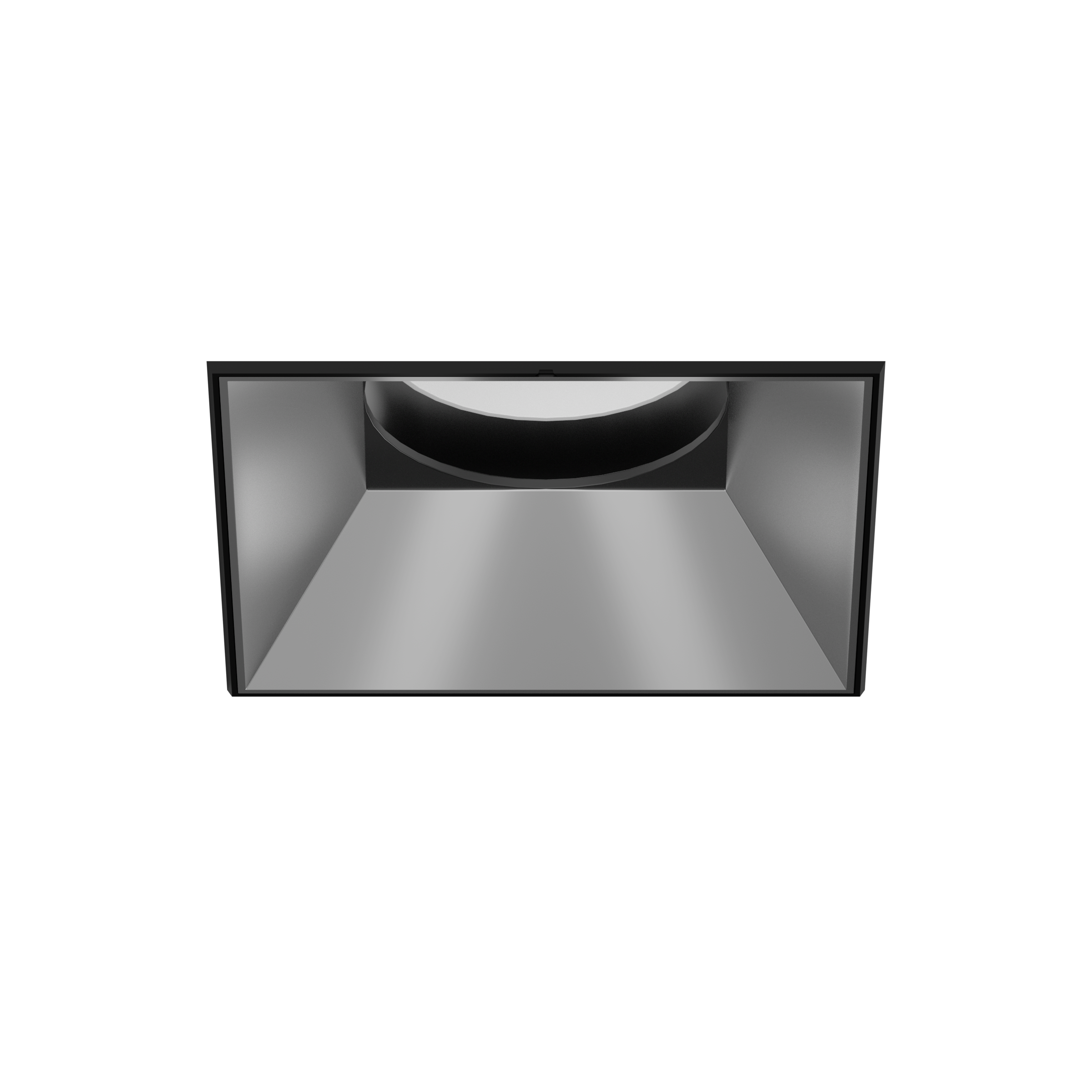 Olio Square Trimless Adjustable Recessed Downlight Textured Black White AG Ring Specular Sec Ref