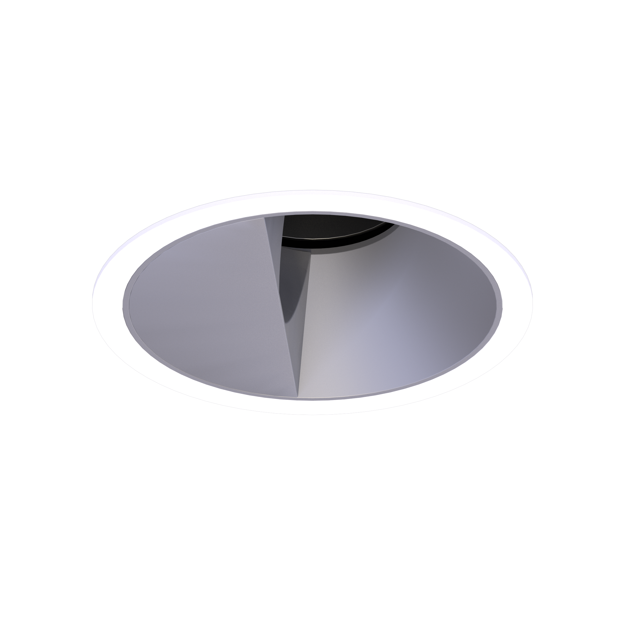 Olio Wall Washer Fixed Recessed Downlight Textured White Black AG Ring Matt Sec Ref