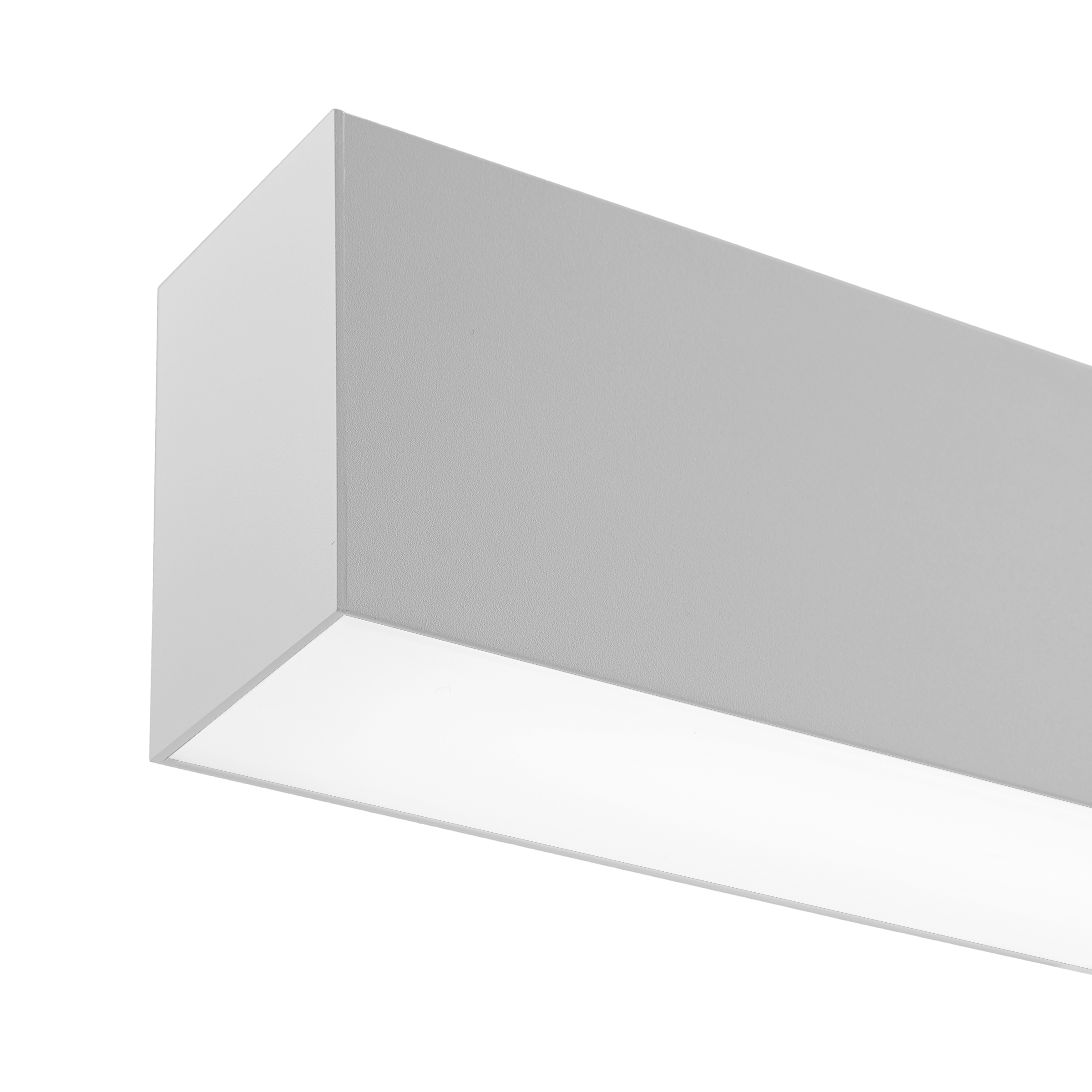 Pure 3 Surface Mounted Linear Textured Silver