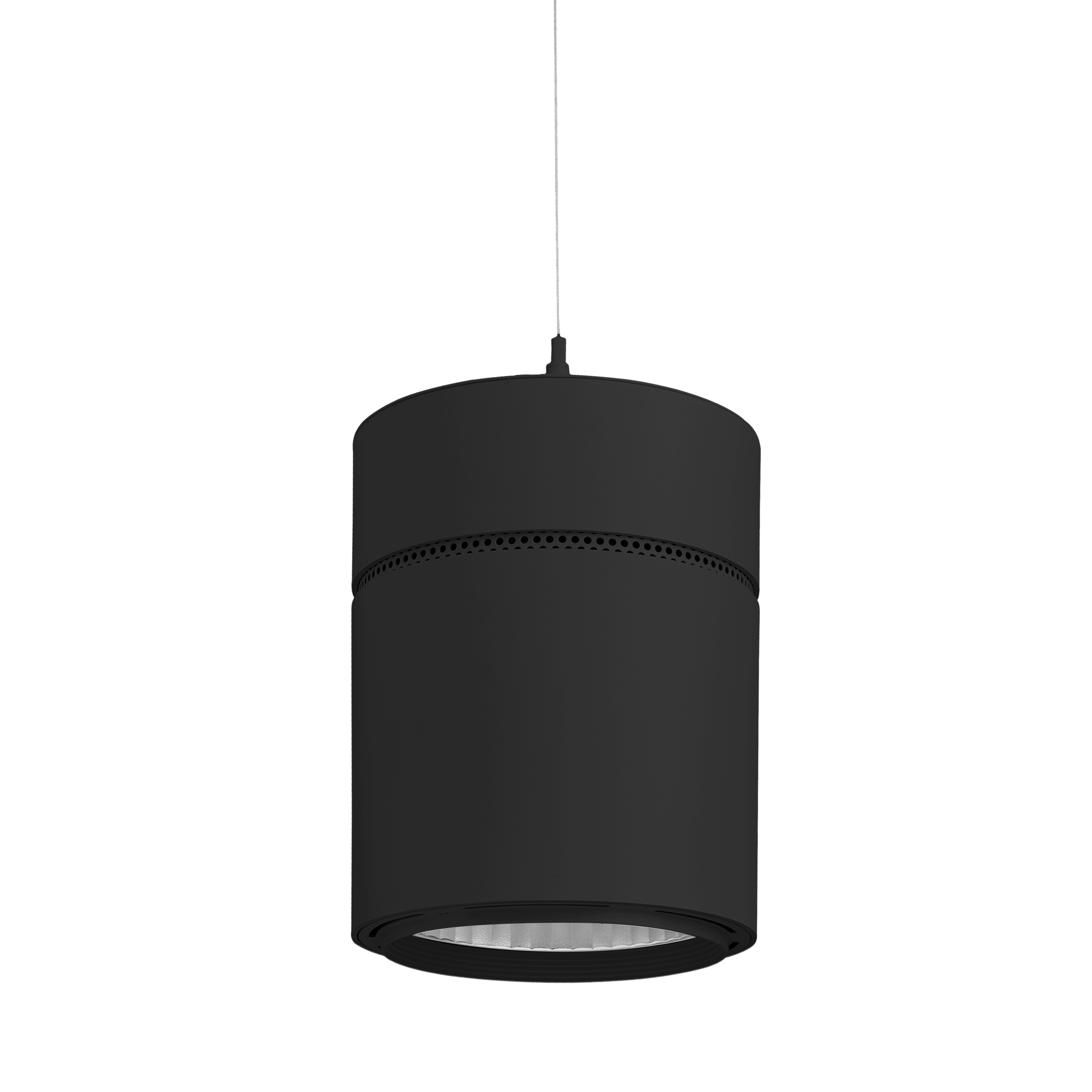 Silo Flex Suspended Pendant Textured Black
