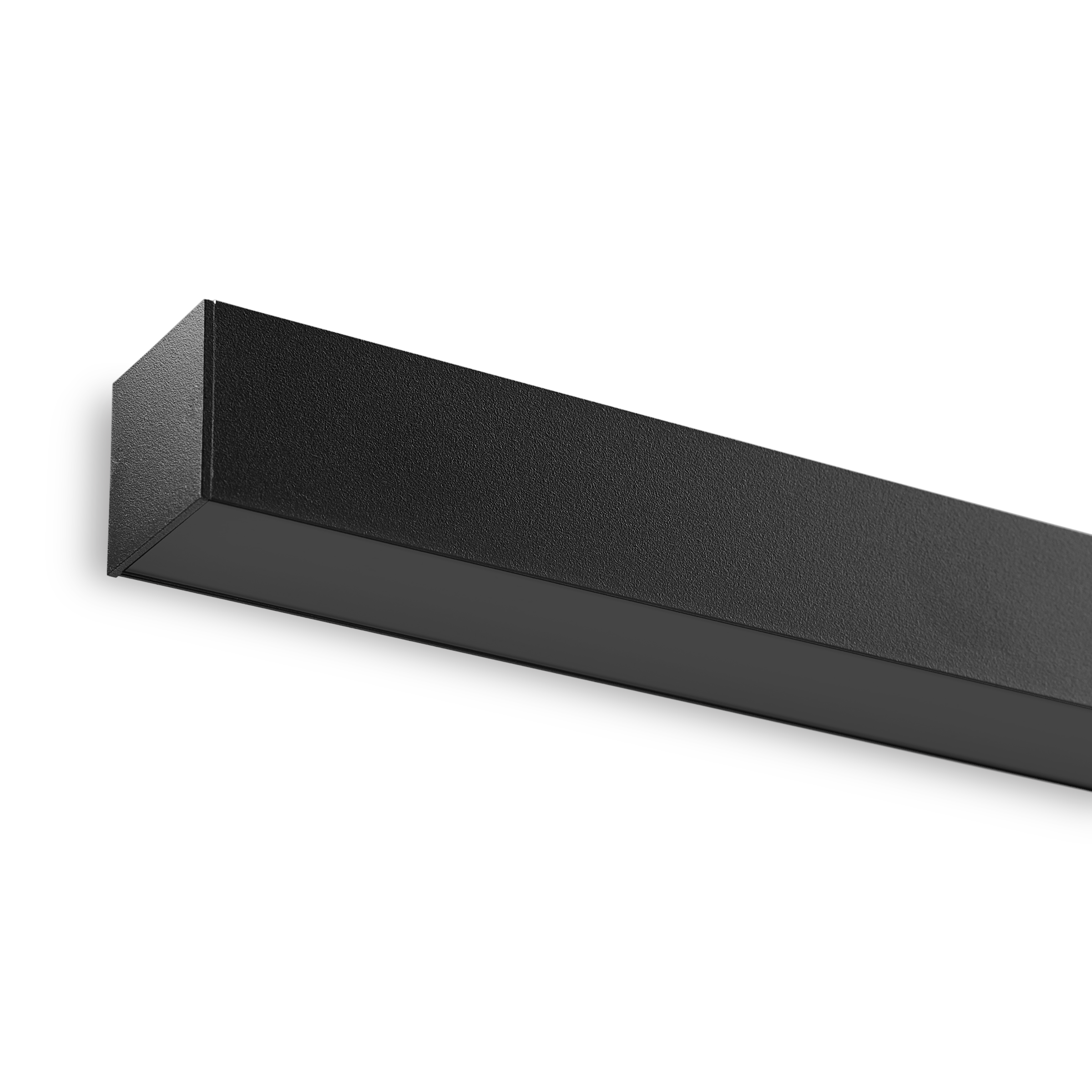 Decibel Wall Mounted Linear Textured Black Smoked