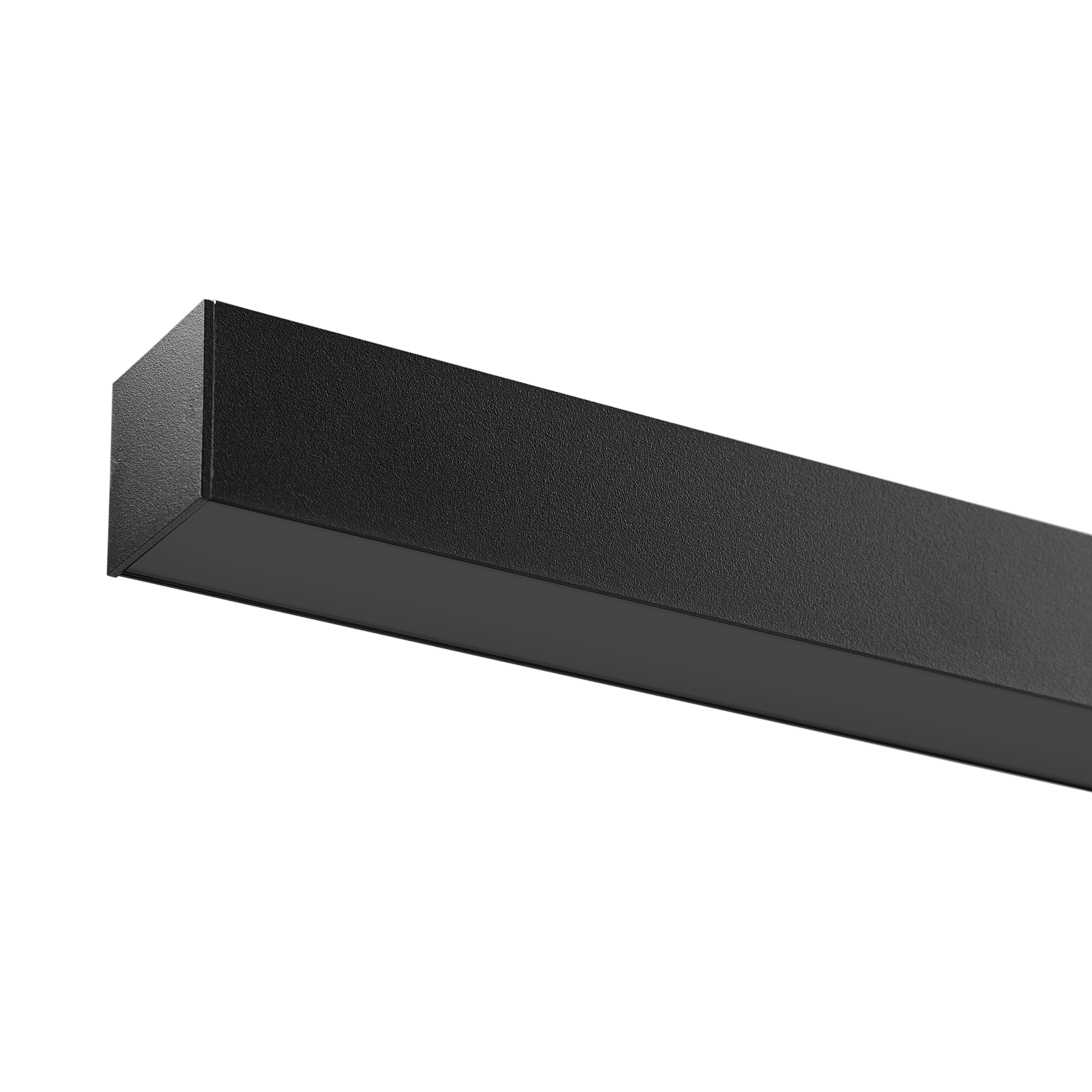 Decibel Fixed Surface Mounted Linear Textured Black Smoked